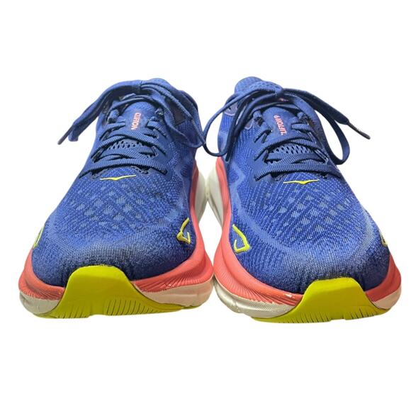 HOKA Clifton 9 Shoes Evening Sky Coral Women’s 9 B Running Walking Comfort - Picture 3 of 13